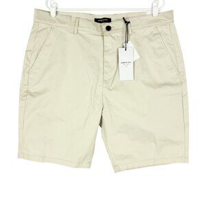 Kenneth Cole Men's "Today is your Day" Stretch Light Khaki Chino Shorts Size 38